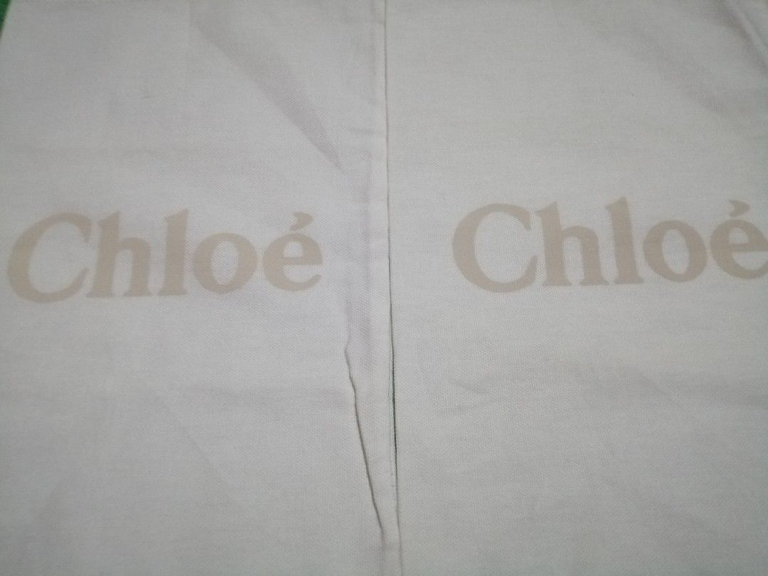 CHLOE DUSTBAG BUNDLE(W-8.5" x H-14") (Category: Luxury Bags & Wallets) located in Iligan City. Submitted by RL_Collections (Listing ID 1376258501, Image 2). Description: *excellent condition *color rate:10/10 *size:pls refer to last picture *clean & ready to use.