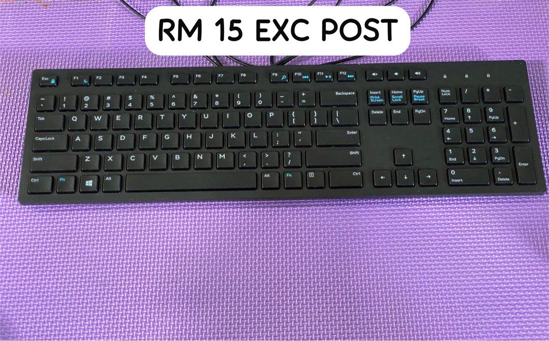 computer keyboard (Category: Computer Keyboard) located in Kadok. Submitted by bundlekadok (Listing ID 1376265707, Image 1). Description: ITEM PRE❤️ FROM SINGAPORE CONDTION SEPERTI DALAM GAMBAR ITEM ELEKTRIK SELL WITH WARANTY WS DETAIL : 012 9052 753 LOCATION : FF BUNDLE KADOK ( KG KADOK KOTA BHARU KELANTAN ) WAKTU OPERASI : SABTU - KHAMIS ( 9.30 PG - 6.30 PTG ) JUMAAT SHJ CUTI.