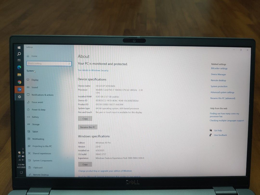 Dell Latitude 7410628630605879051128
