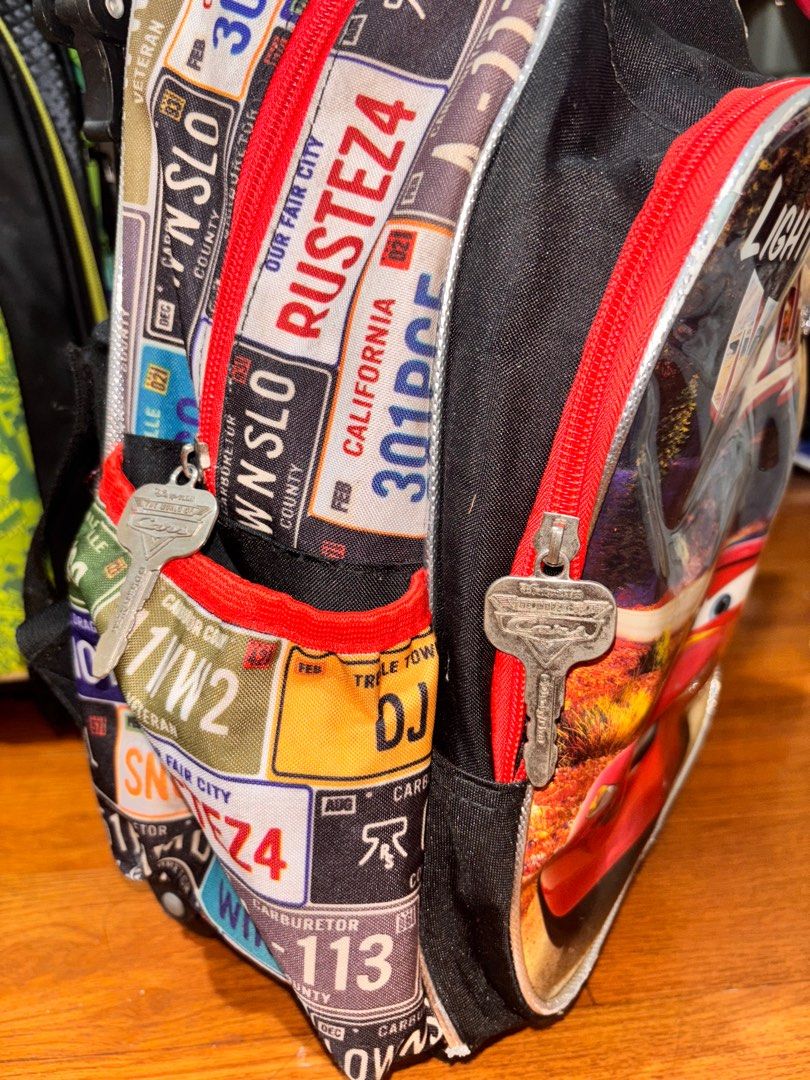 Disney Cars Trolley/ Stroller Bag (Category: Backpacks) located in Quezon City. Submitted by Third (Listing ID 1376334894, Image 2). Description: Disney Cars Trolley/ Stroller Bag -Lightly used, with minor signs of usage but in perfect working condition -Ideal for preschool to grade 1 -RFS: upgraded into a bigger bag -Location: Bagong Silangan, QC 📍Checknoc main, QC.