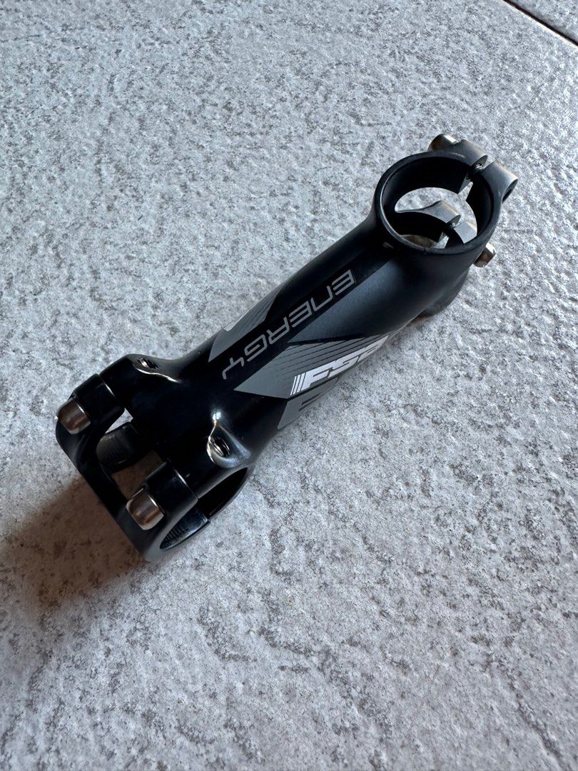 FSA stem (Category: Parts & Accessories) located in Singapore. Submitted by jumponit (Listing ID 1376352069, Image 2). Description: 100mm at 6 degrees, pretty lightweight.