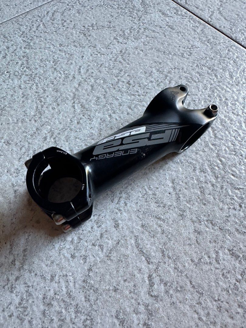 FSA stem (Category: Parts & Accessories) located in Singapore. Submitted by jumponit (Listing ID 1376352069, Image 1). Description: 100mm at 6 degrees, pretty lightweight.