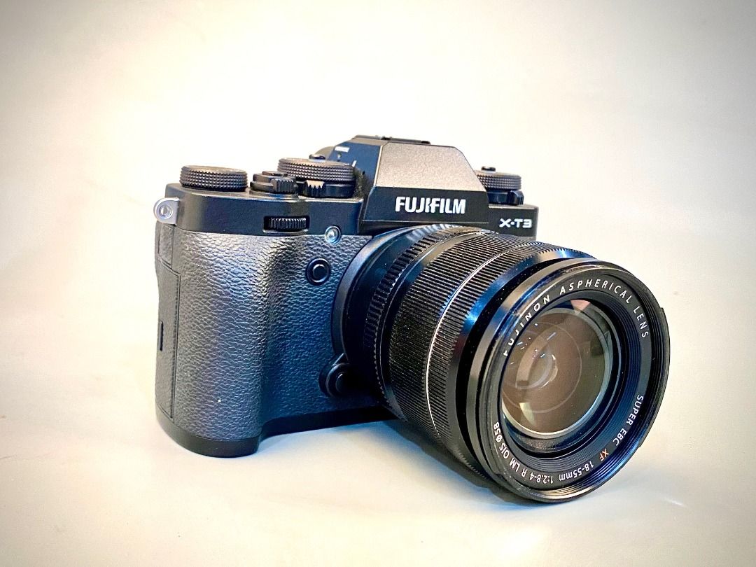 FUJIFILM X-T3 18-55MM KIT (Category: Cameras) located in Paranaque City. Submitted by urbangiz_amb (Listing ID 1376249024, Image 1). Description: ACCS INCLUDED: 1 EXTERNAL FLASH 1 CHARGER 1 BATTERY 1 LENS HOOD 1 BODY CAP 1 LENS CAP RFS - owner upgrading to newer model.
