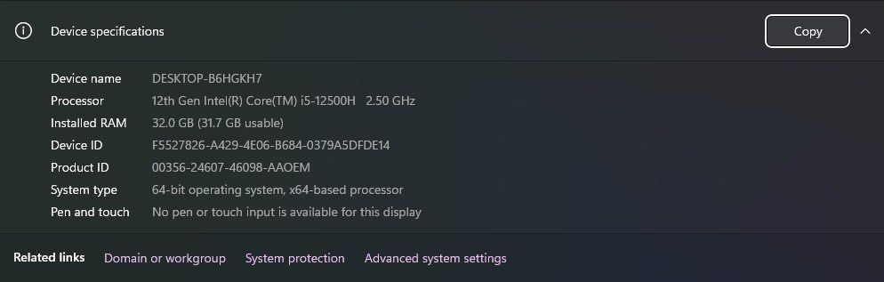 GIGABYTE G5 GE 1TB SSD 32 GB RAM NVIDIA 3050 i5-12500-H63222783363459112