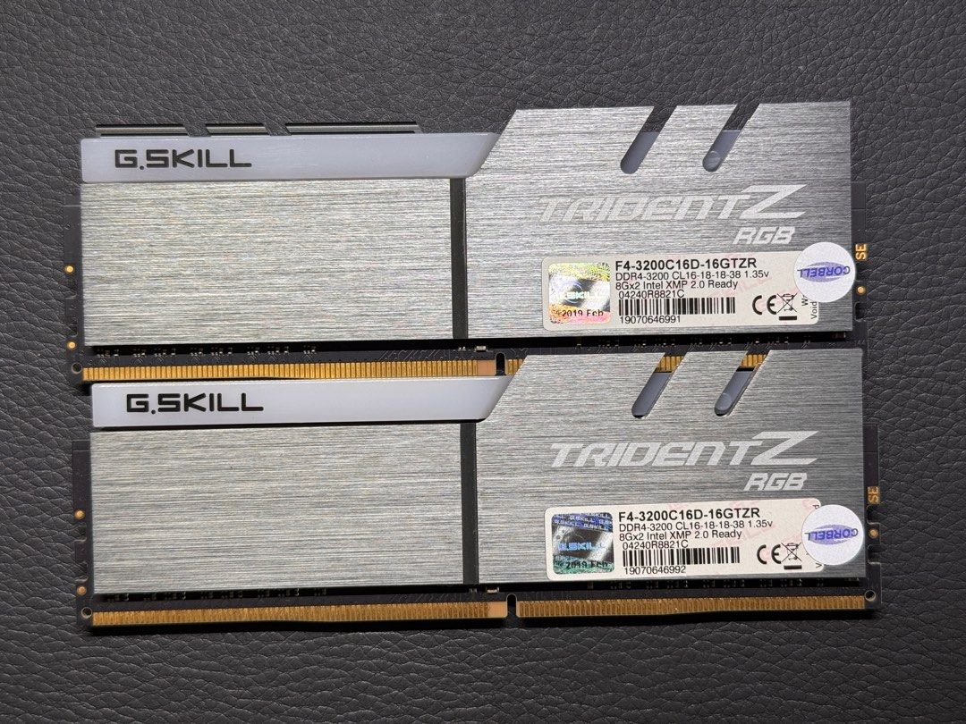 G.Skill Trident Z RGB DDR4 RAM 16 GB (8 GB x 2) 3200MHz 628630847848981110