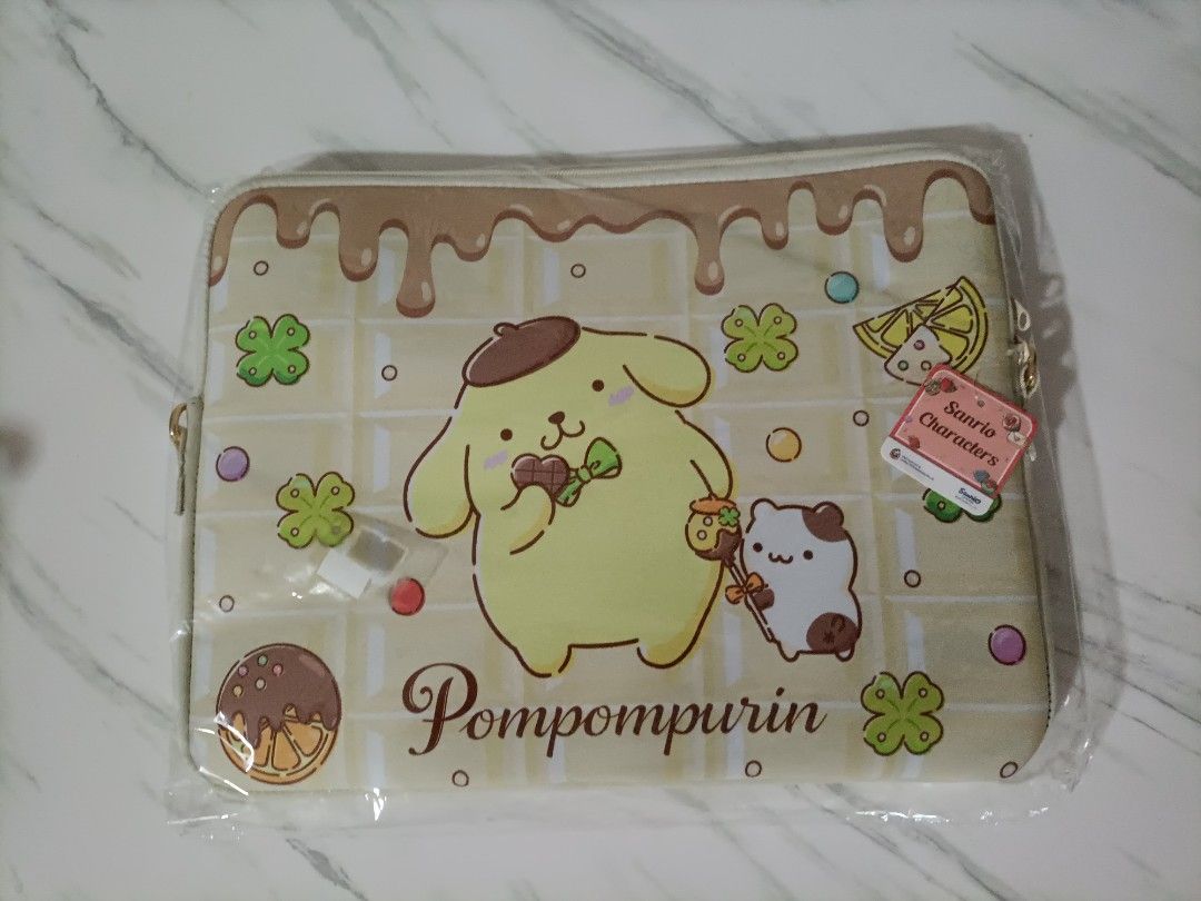 Hello Kitty and Sanrio Character laptop bag and sleeves with straps (Category: Laptop Bags & Sleeves) located in Singapore. Submitted by dalianmao (Listing ID 1376250843, Image 2). Description: Hello Kitty 50th Anniversary Sanrio Character ( Pompompurin) Sanrio Character ( Kuromi) Self Collection Meet at Hougang 1 or Seletar Mall only Delivery + 3 SGD for each item..