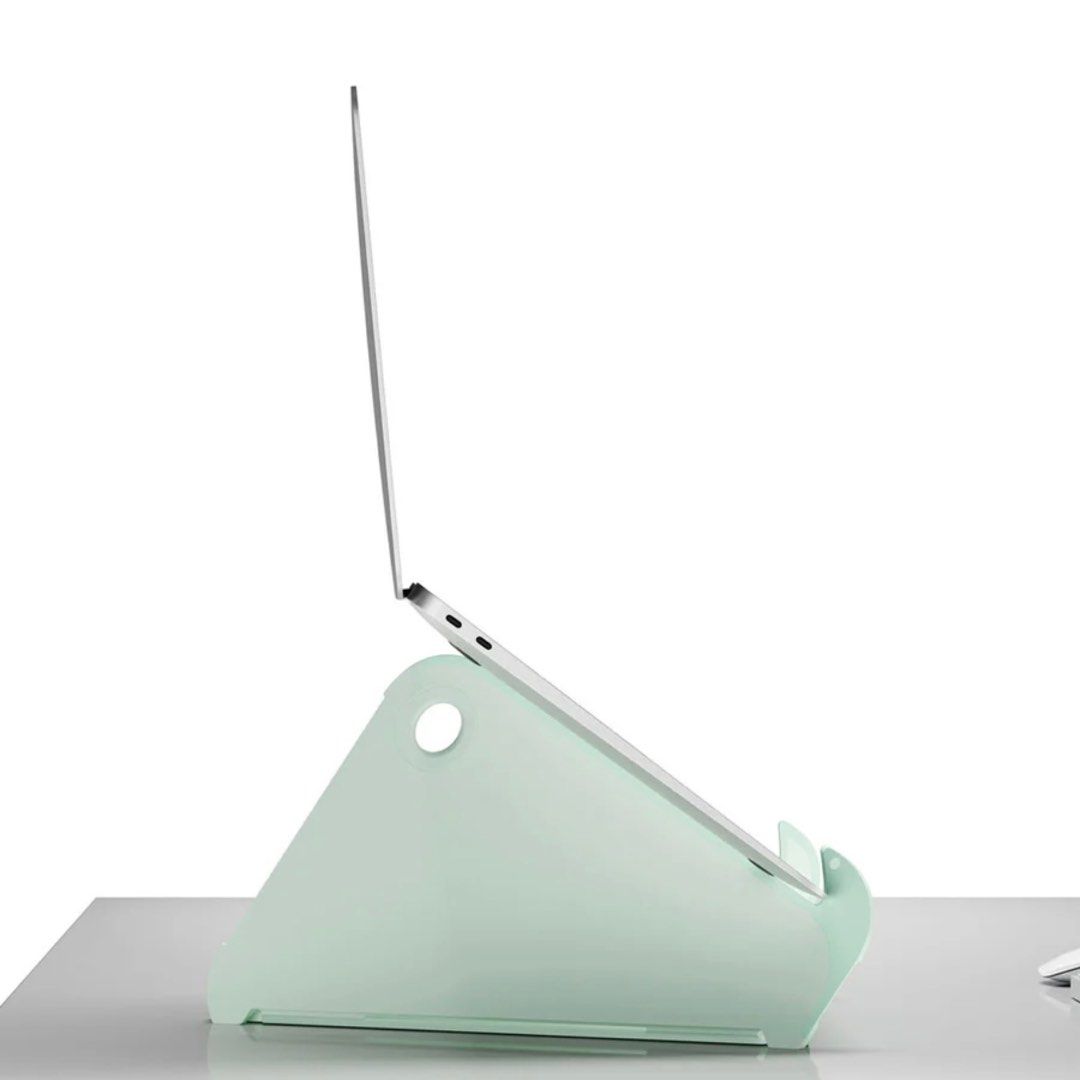 Herman Miller Oripura Laptop Stand Colebrook Bosson Sunders (Mint Green) (Category: Other Accessories) located in Singapore. Submitted by emilmil (Listing ID 1376223435, Image 2). Description: .