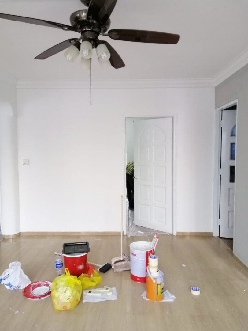 House painting service #3 room flat painting #4 room flat painting service #whole house ceiling painting #Bedroom painting #livingroom painting.62853067574914113