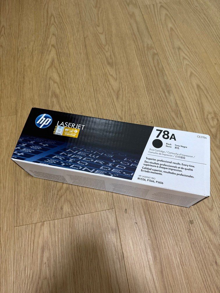HP laser jet cartridge 78A BNIB (Category: Printers, Scanners & Copiers) located in Singapore. Submitted by wilyboy (Listing ID 1376222326, Image 1). Description: For HP laser jet M1536, P1566, P1606.