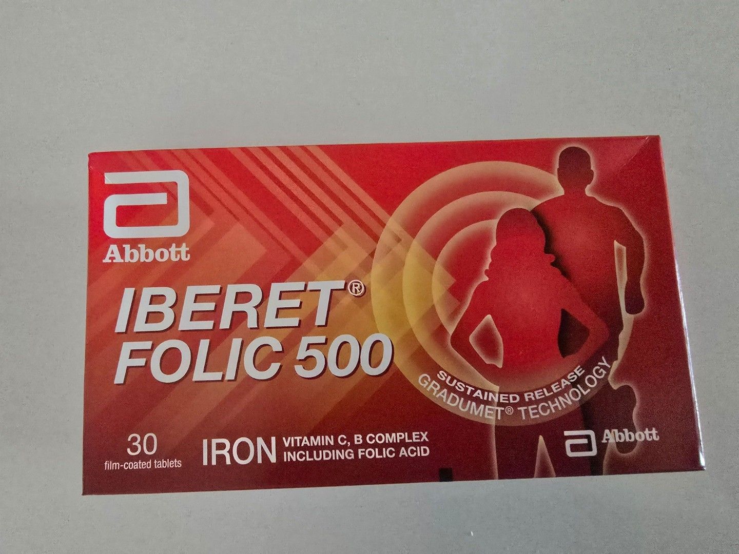 Iberet folic 500 (Category: Vitamins & Supplements) located in Singapore. Submitted by foofigg (Listing ID 1376286850, Image 1). Description: 2 boxes x BNIB. 1 box 54 tabs, individually safety sealed. Bought from pharmacy. Exp Oct 2026. All 3 for $95..