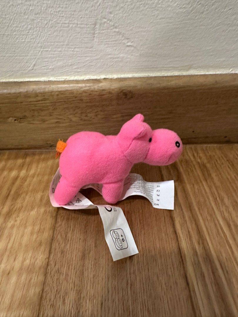 Ikea Pink Stuffed Hippo Ikea Pink Hippo Plush Toy, Hobbies Toys