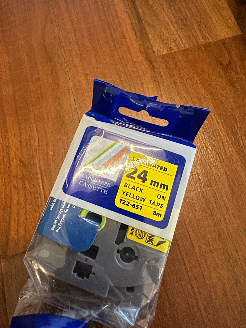 Label Cartridges TZ2 (Category: Printers, Scanners & Copiers) located in Singapore. Submitted by nicholas.bay (Listing ID 1376274208, Image 1). Description: $3 per pack Current Stock: 7x 24MM Black on Yellow 5x 24MM Black on White 10x 12MM White on Black 5x 12MM Black on Yellow 5x 9MM Black on Yellow 5x 9MM Black on White 5x 9MM White on Black .