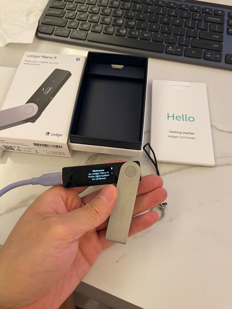 Ledger Nano X 加密貨幣冷錢包, 電腦＆科技, 商務用科技產品- Carousell