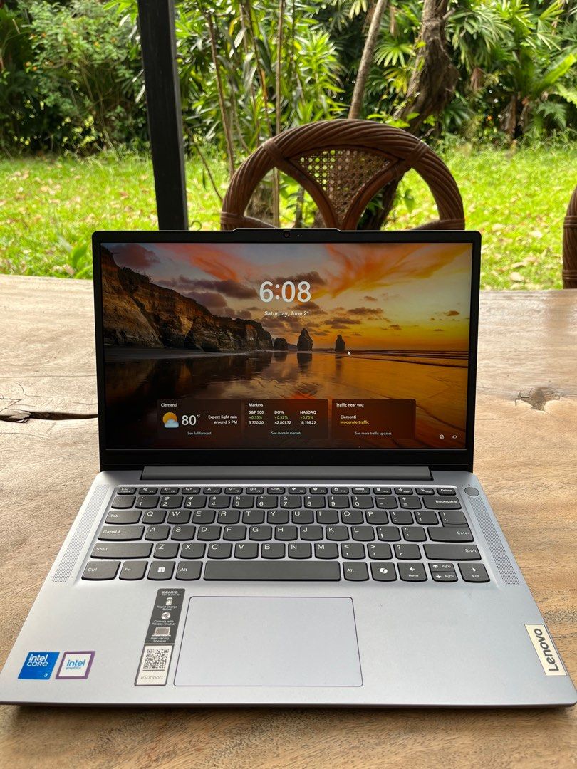 Lenovo Ideapad Slim 3 Intel Core 3 14” (Category: Laptops & Notebooks) located in Singapore. Submitted by arminxy (Listing ID 1376250077, Image 1). Description: *ALMOST LIKE NEW* Bought in 2024 at Challenger for $900. Selling due to office closure. Perfect working condition. Didn’t take a picture of the laptop lid as I don’t see any scratches on it. .