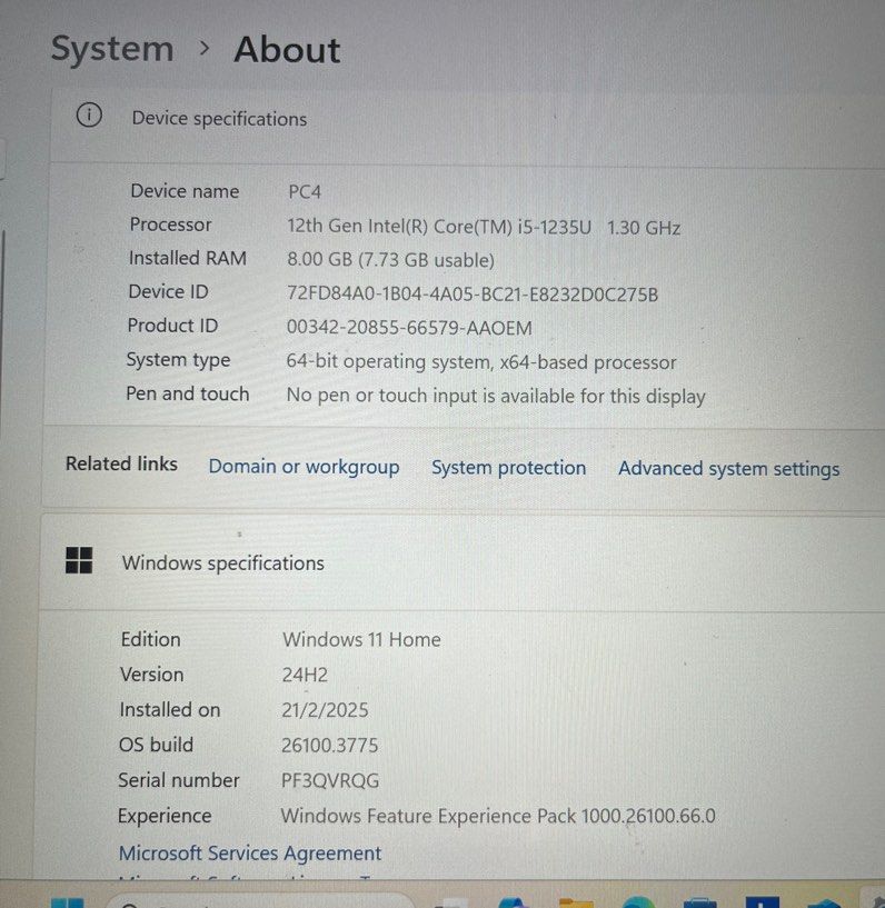 Lenovo Ideapad Slim 3 Intel i5 14”62863060504962114