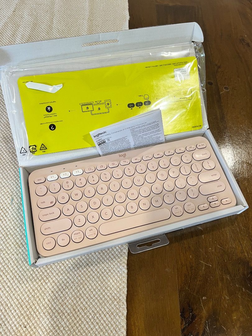 Logitech Multi-Device Bluetooth K380 Keyboard - Pink62863059411842112