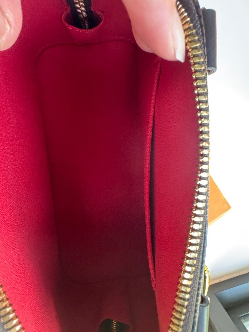 Louis Vuitton Alma BB (Category: Bags & Wallets) located in Singapore. Submitted by clarecloe (Listing ID 1299207653, Image 3). Description: It’s in excellent condition, well-maintained with an organizer, has no defects. Bought from Spain LV shop in May 2024 Comes with original receipt, dust bag, box and paper bag Details: 23.5 x 17.5 x 11.5 cm (Length x Height x Width) Damier Ebene coated canvas Smooth cowhide-leather trim Textile lining Gold-co