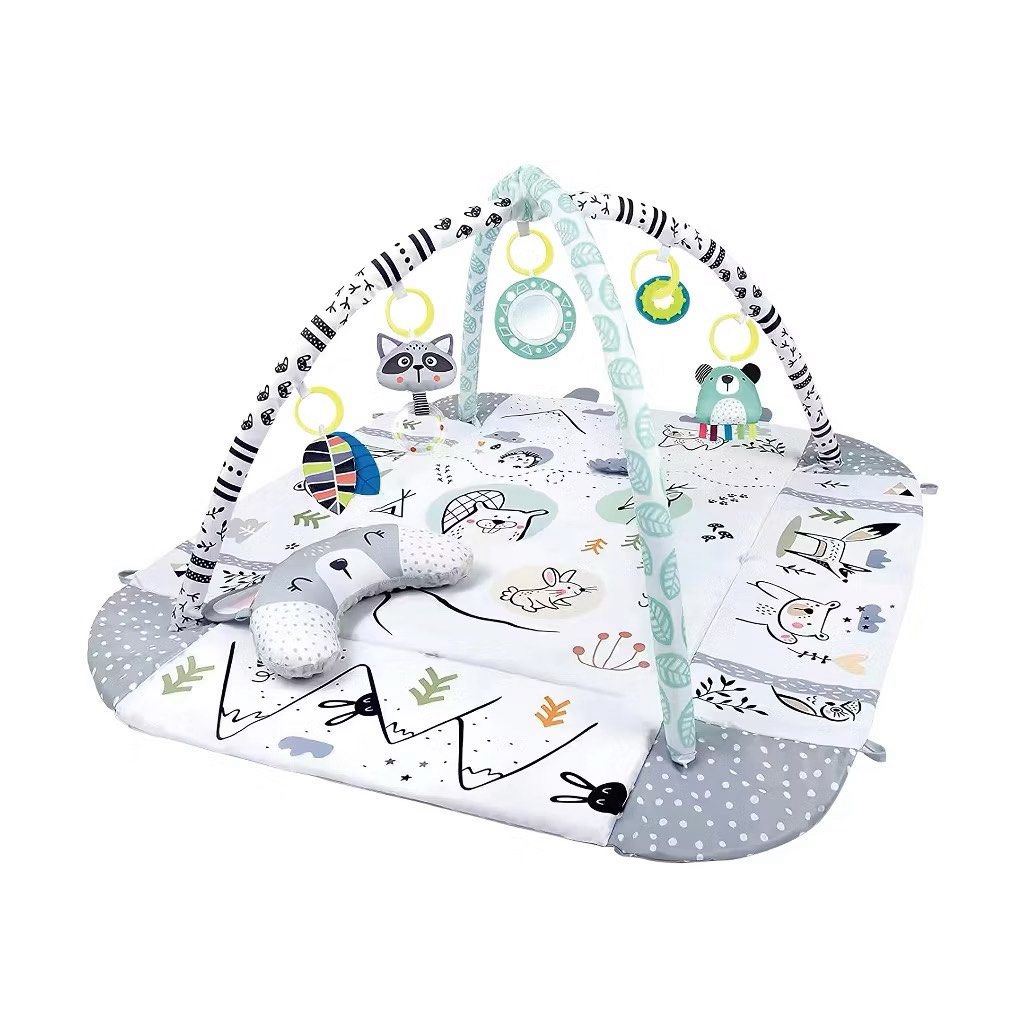 Lucky Baby 4-in-1 Play Gym (Category: Infant Playtime) located in Singapore. Submitted by txacy (Listing ID 1376286625, Image 2). Description: ✨BRAND NEW✨ LUCKY BABY 4-IN-1 HAPPY SPACE PLAY GYM ✔️ 110 x 101 x 52 cm ✔️ Features a foldable design, soft playmat, arch with hanging toys, and colorful balls. ✔️ Suitable for newborns and infants. Promotes auditory training, visual tracking, and limb coordination. 🙂 Retail price at $64.90 but we are sel