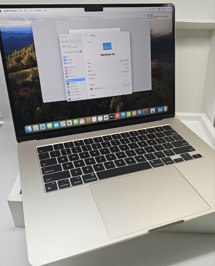 MacBook Air 2023 15" M3 A3114 (Category: Laptops & Notebooks) located in Singapore. Submitted by myhalocircularxchange (Listing ID 1376332691, Image 2). Description: 🔥Hey there! Welcome to myhalo, 🔁 All our reloved devices are carefully sourced from local users, tested for quality, and never modified for unethical gains. Feel the difference of trusted tech—give it a second life, or let it give yours a boost. 💬Please click "Chat" to check the d