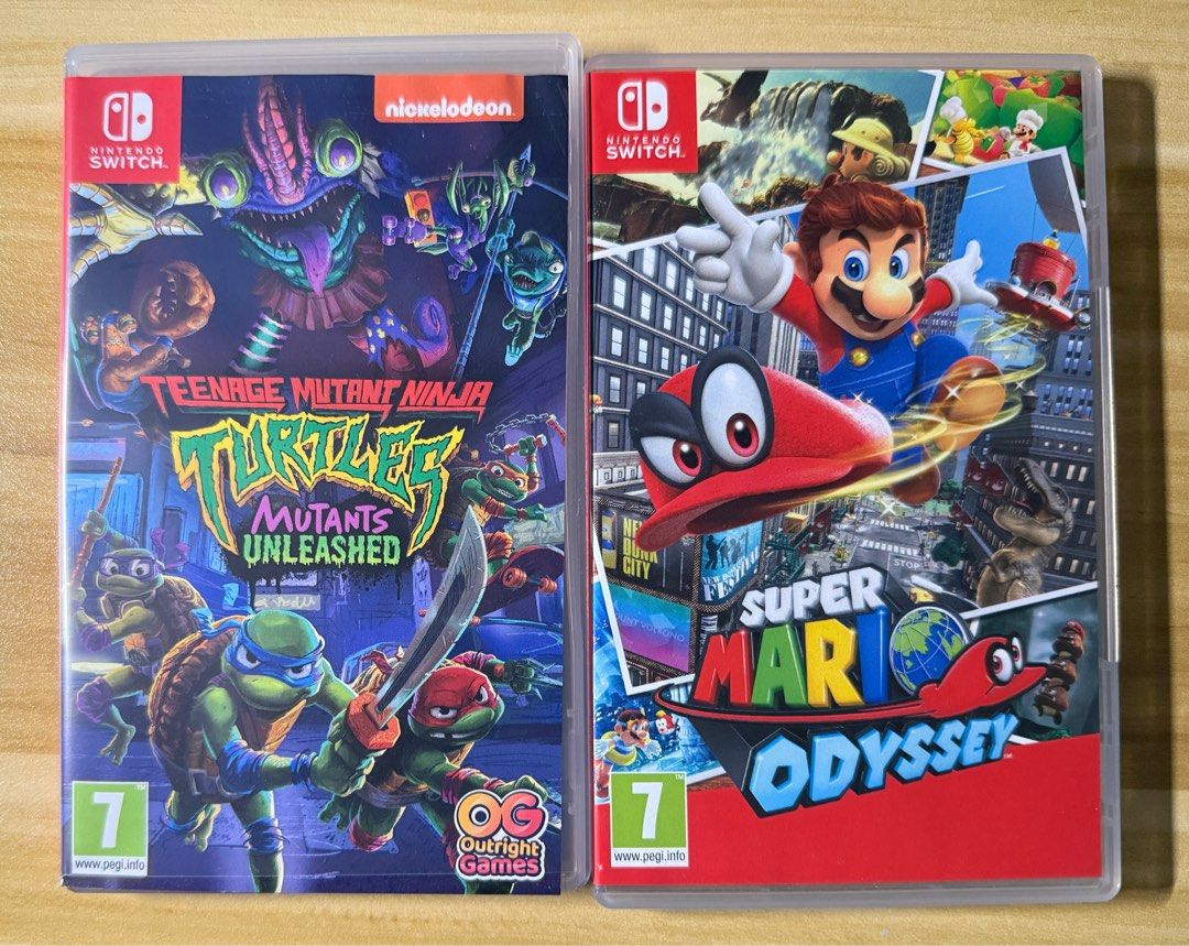 Mario Odyssey and TNMNT Mutants Unleashed (Category: Nintendo) located in Marikina City. Submitted by bagmomma (Listing ID 1376361760, Image 1). Description: Nintendo Switch Games Teenage Mutant Ninja Turtles- Mutants Unleashed - ₱1,400 Super Mario Odyssey ₱1,700.