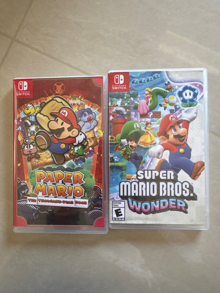 Mario wonder and paper Mario628630611179541123