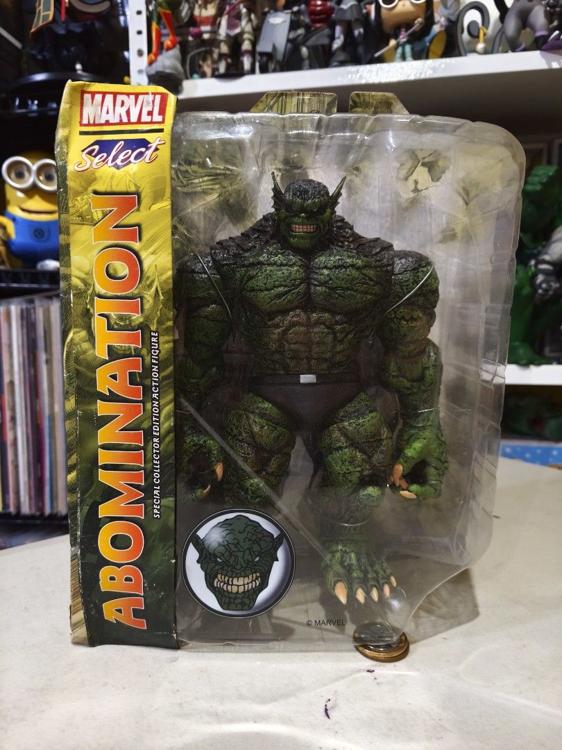 Marvel Select Abomination (Category: Raw Singles) located in Makati City. Submitted by jetpiraterecords (Listing ID 1376385940, Image 3). Description: Brand New Card not mint price 3200 Location Paranaque pick up only.