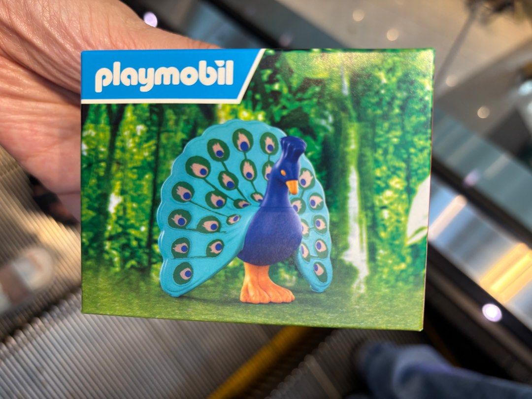 McDonald’s PlayMobil Peacock Toy Figure (Category: Maternity Care) located in Singapore. Submitted by goodfortun3cat (Listing ID 1376334153, Image 1). Description: Willing to trade for McDonald’s brand new manta ray toy .