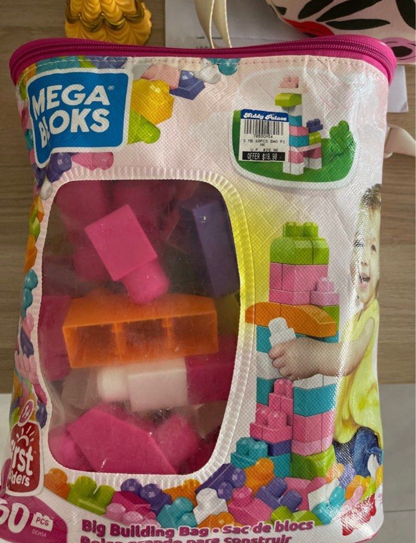 Mega blocks toddler building play (Category: Infant Playtime) located in Singapore. Submitted by srezzi (Listing ID 1376262555, Image 1). Description: Mega blocks - have 4 bags of this. Each 7$. Can negotiate for fast sale and bulk buys.