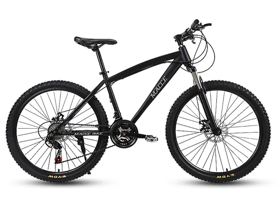 NEW BICYCLE (Category: Bicycles) located in Singapore. Submitted by annanth02 (Listing ID 1376401092, Image 1). Description: 🔥LIMITED STOCKS New Mountain Bike Adult 21 Speed Mountain Bike 26inch Double Disc Brake Off-Road Shock-Absorbing Bicycle for Male and Female Students. With Free Gifts (Bicycle reflector, Bell, Mudguard and Lock).