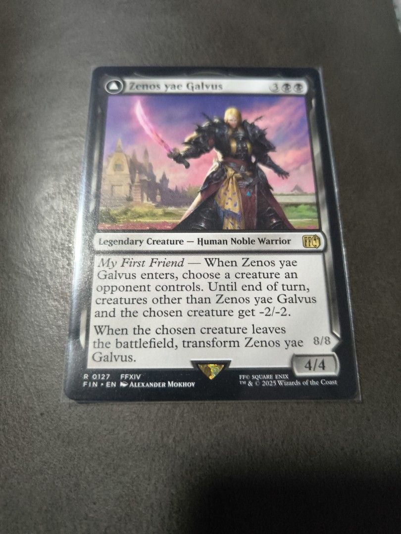 zenos mtg card Zenos yae Galvus // Shinryu, Transcendent Rival [529] [Borderless]  [Character] [FINAL FANTASY] [Surge Foil] – Face to Face Games main image 1