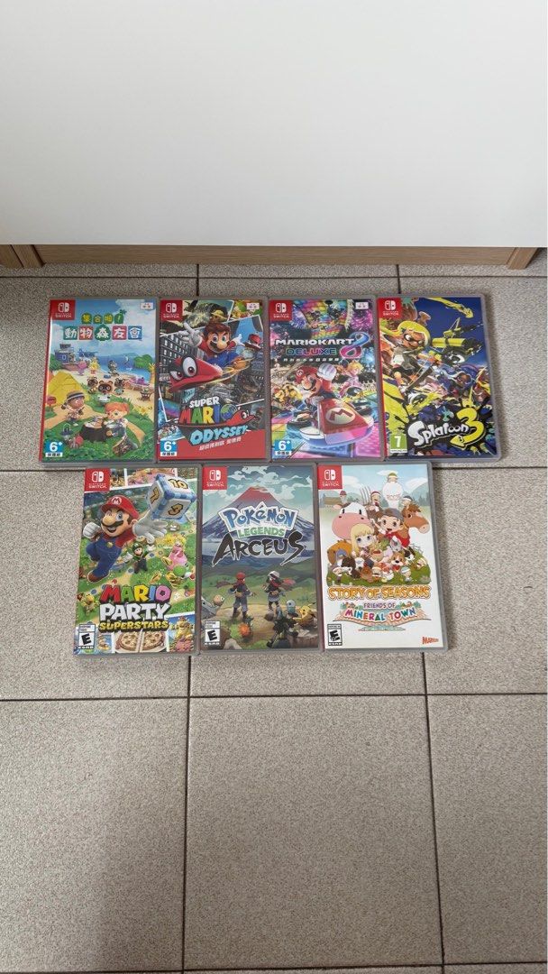 Nintendo Switch Games (Animal Crossing, Mario Kart Deluxe 8, Pokemon Legend Arceus, more)628530583961621112