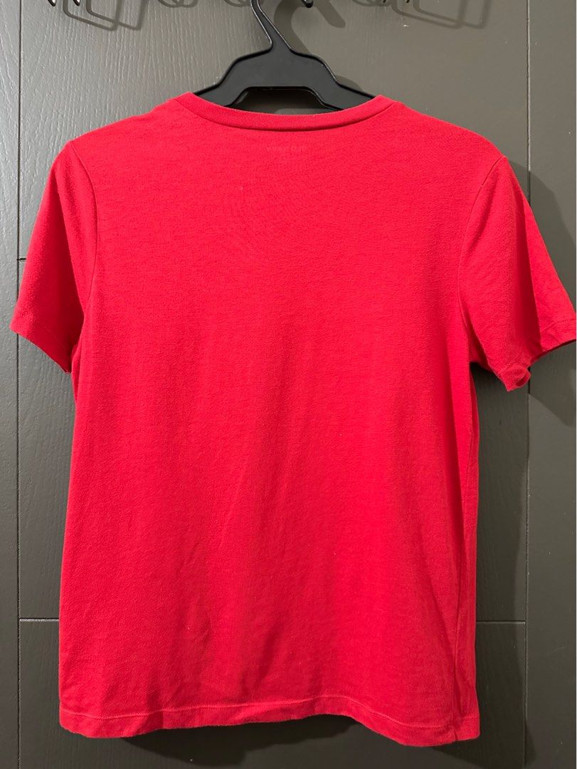 Old Navy Red Shirt (Category: Babies & Kids Fashion) located in Paranaque City. Submitted by decluttermatters (Listing ID 1376411523, Image 3). Description: From 🇺🇸 💯 original Worn once only Size is a 10-12 RFS: Outgrown ✅ For used items, kindly manage your expectations. If you are meticulous with used clothings, I highly suggest you bid on new or excellent used condition items to save us both time and hassle. Thanks! ✅ Actual color may differ