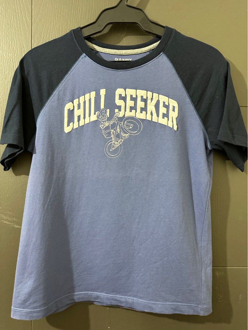 Old Navy Tshirt (Category: Babies & Kids Fashion) located in Paranaque City. Submitted by decluttermatters (Listing ID 1376411146, Image 1). Description: 👕 💯 original 👕 From 🇺🇸 👕Size is 10-12. 👕Worn very few times only RFS: Outgrown ✅ For used items, kindly manage your expectations. If you are meticulous with used clothings, I highly suggest you bid on new or excellent used condition items to save us both time and hassle. Thanks! ✅ Actual 