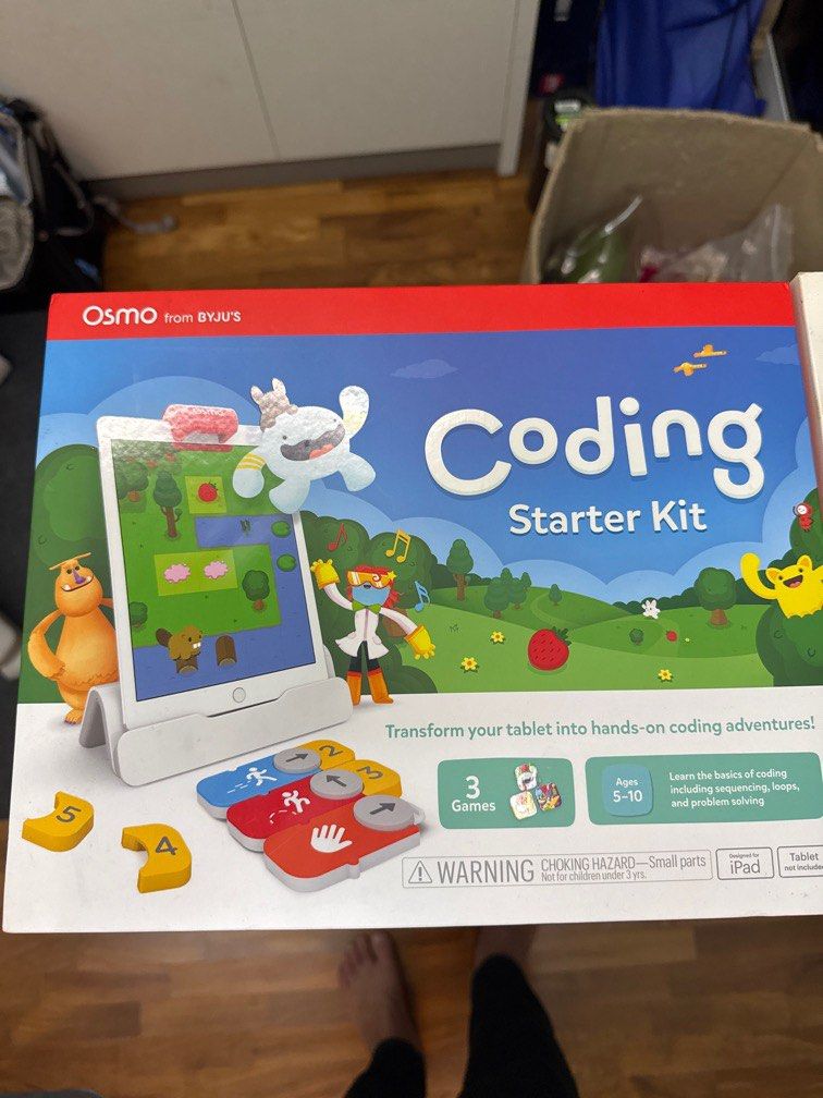 OSMO coding (Category: Children's Books) located in Singapore. Submitted by milopenggood (Listing ID 1376355405, Image 1). Description: Brand new OSMO CODING STARTER PACK best for kids to learn coding with iPad Bought $129+ Selling at $80 as I have extra set.
