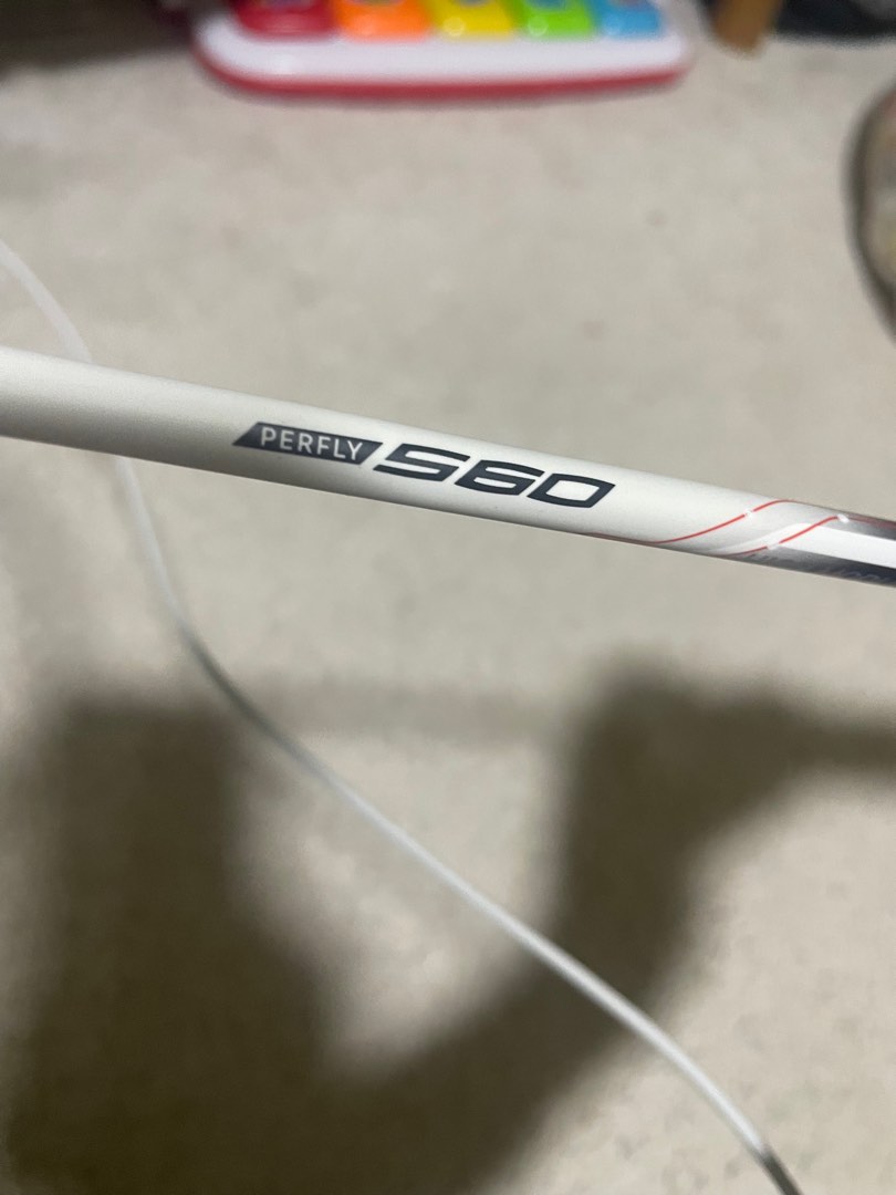 Perfly 560 badminton racket with grip, Sports Equipment, Sports & Games ...