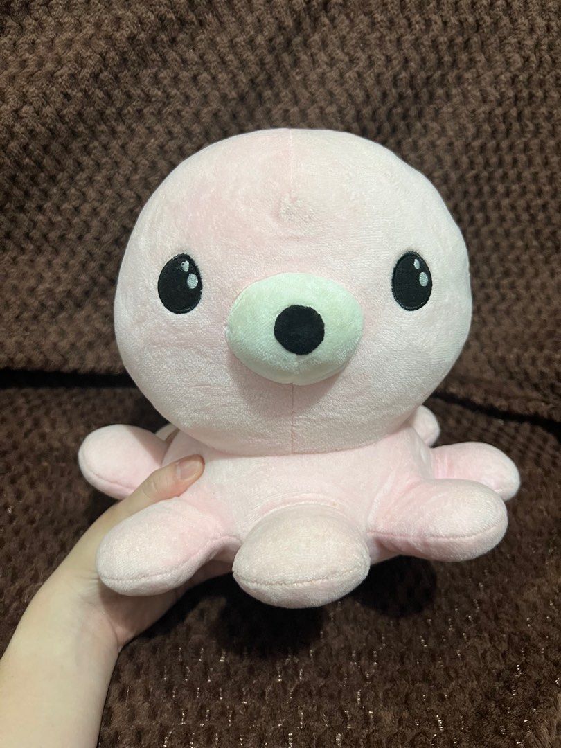 Pink Octopus Plush Toy (Category: Plushies & Soft Toys) located in Manila. Submitted by claurenj (Listing ID 1376393341, Image 1). Description: Pink Octopus Plush Toy, specifically the one popularized by Korean drama “Legend of the Blue Sea” Size: H-24cm W-29cm more or less RFS: Decluttering.