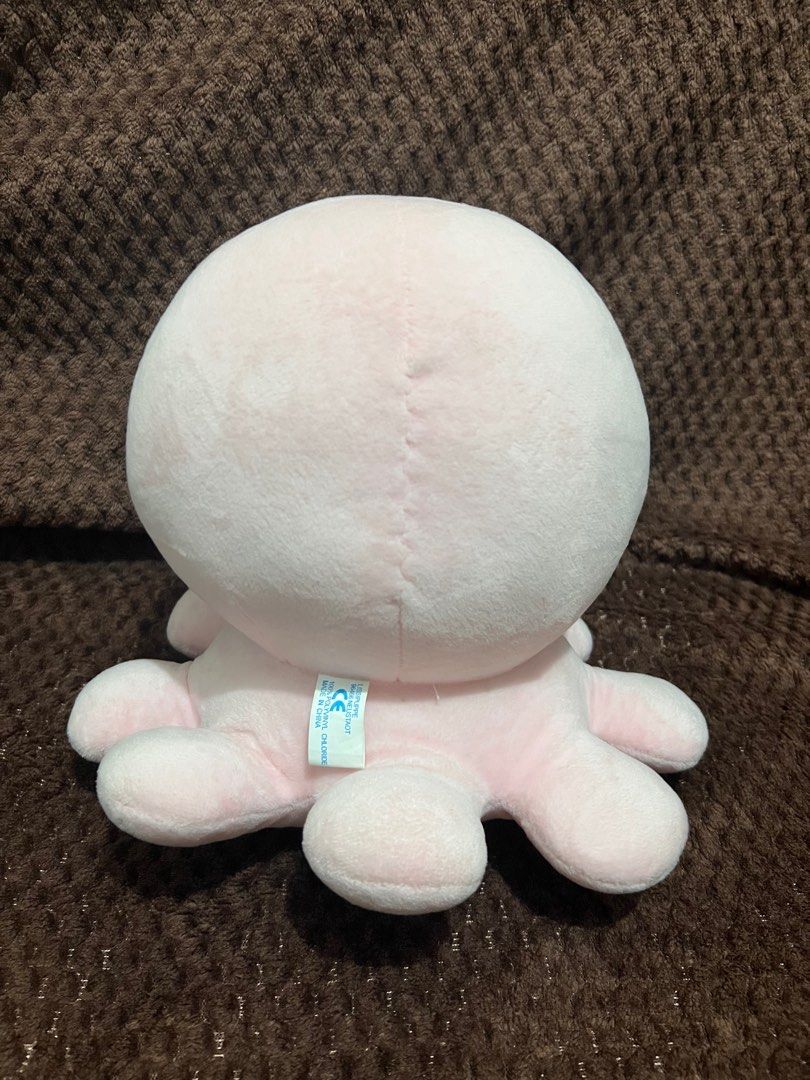 Pink Octopus Plush Toy (Category: Plushies & Soft Toys) located in Manila. Submitted by claurenj (Listing ID 1376393341, Image 2). Description: Pink Octopus Plush Toy, specifically the one popularized by Korean drama “Legend of the Blue Sea” Size: H-24cm W-29cm more or less RFS: Decluttering.