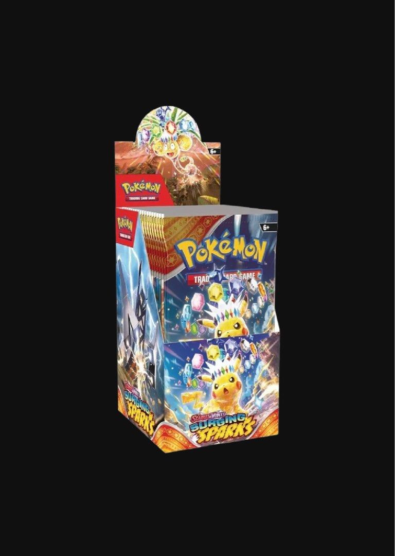 pokemon surging sparks half booster box, Hobbies & Toys, Toys & Games on  Carousell