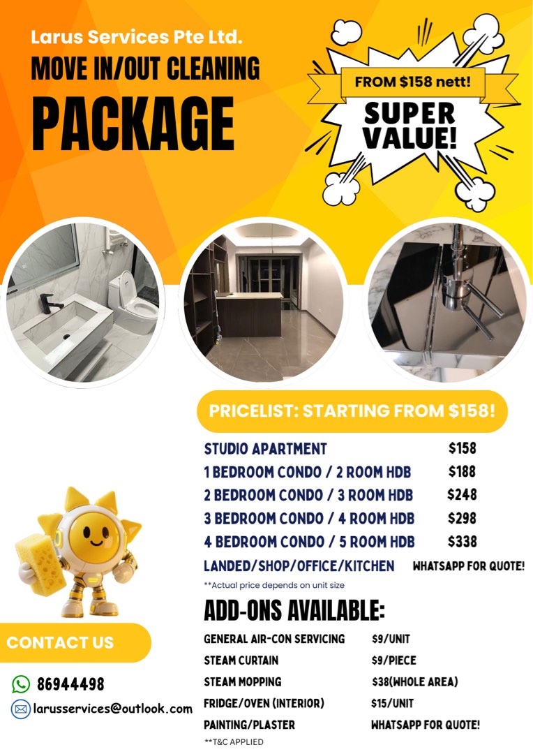 (Category: ) located in . Submitted by trustedcleaningsg (Listing ID 1376331474, Image 1). Description: .