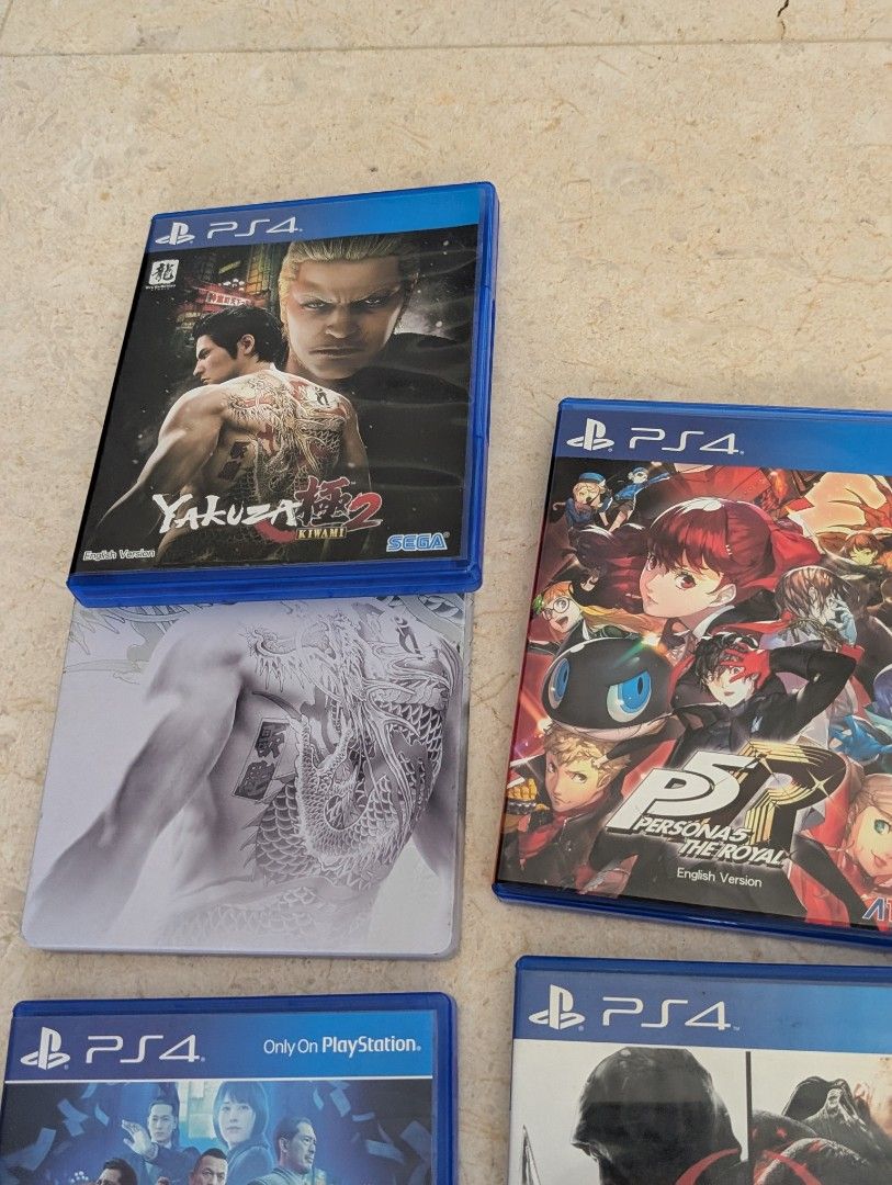 PS4 Games ps5 games demon slayer back 4 blood Dragonball XenoVerse xv need for speed payback person 5 royal  prototype biohazard bundle Yakuza 0 zero kiwami 262853058570369112