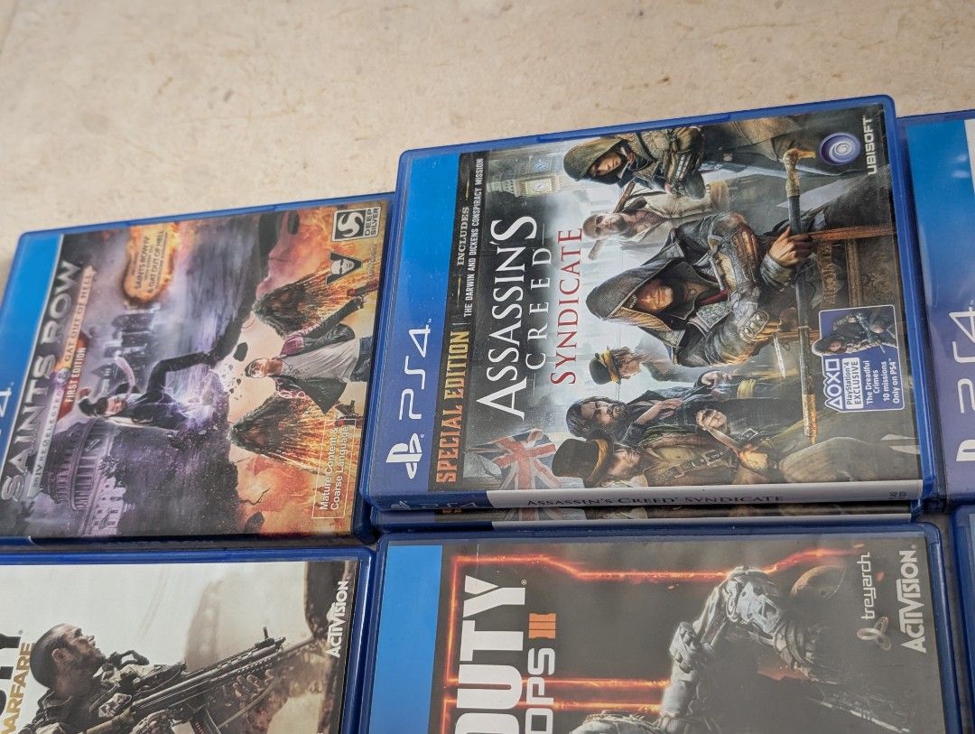 PS4 游戏 ps5 索尼 刺客信条：辛迪加 黑旗 生化危机7 星球大战：前线 fc24 使命召唤III 黑色行动 3 高级战争 圣安地列斯IV 4 逃离地狱 漫威复仇者联盟62863061101569113