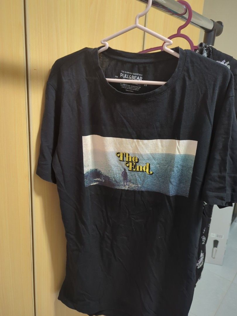 Pull & bear (Category: Tshirts & Polo Shirts) located in Singapore. Submitted by fleabees (Listing ID 1376321920, Image 5). Description: all pull and bear tee 1 size m relaxed fit 2 size L 3 size m 4 resort shirt size L 100% viscose 20 for all #menswear #p&b.