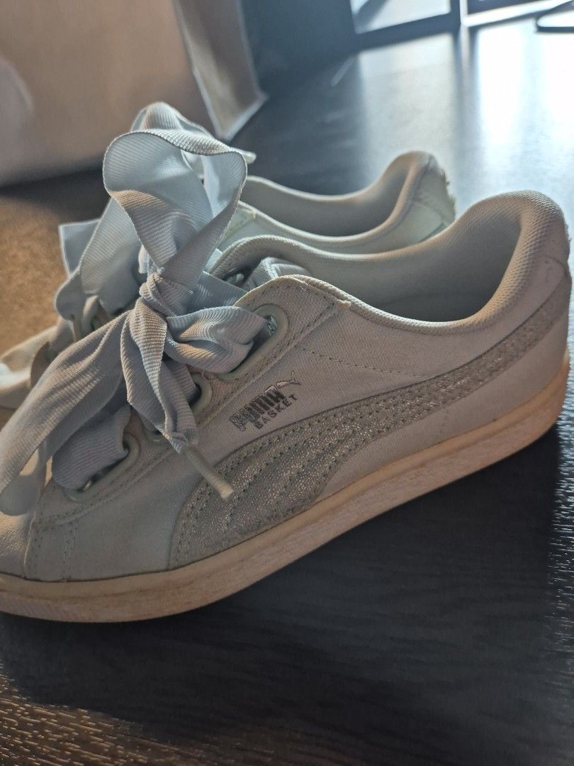 Athletic Shoes Puma Mummy Shoes Silver Puma Shoes, Women's Fashion, Footwear,  Sneakers On Carousell