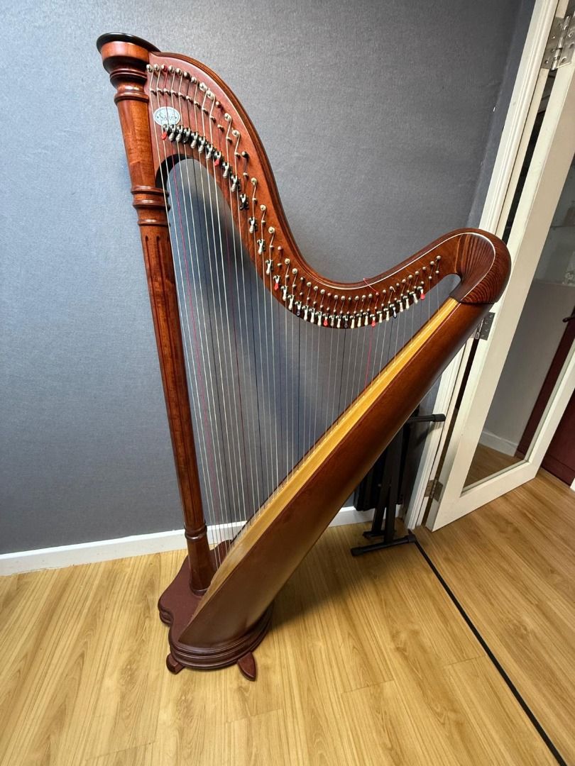 Salvi Ana Lever Harp 40 弦豎琴 （分類：樂器）位於 Hong Kong。 由 jubalmusichk 提交（商品編號 1376232438，圖片 1）。簡介： 牌子: Salvi 產地: Made in Italy 型號: Ana Serial No. : 33614 售價: $28000 免費送貨 (超過3級樓梯需要加附加費) 租價: $1000/月 租用超過6個月免運費 簡介: 意大利製造 40弦 (舊型號是38線) 沒有大撞及大問題, 每年都會安排豎琴師傅為我們的豎琴調整及更換消耗的零件，保證豎琴在最佳的狀態。 我們是Jubal Music，成立於2011年，有商業登記的註冊有限公司，提供專業的樂器教育、買賣、演奏等服務。 歡迎預約試琴，查詢，歡迎使用信用卡、八達通、支付寶及微信支付 免費送貨 (超過3級樓梯需要加附加費)。