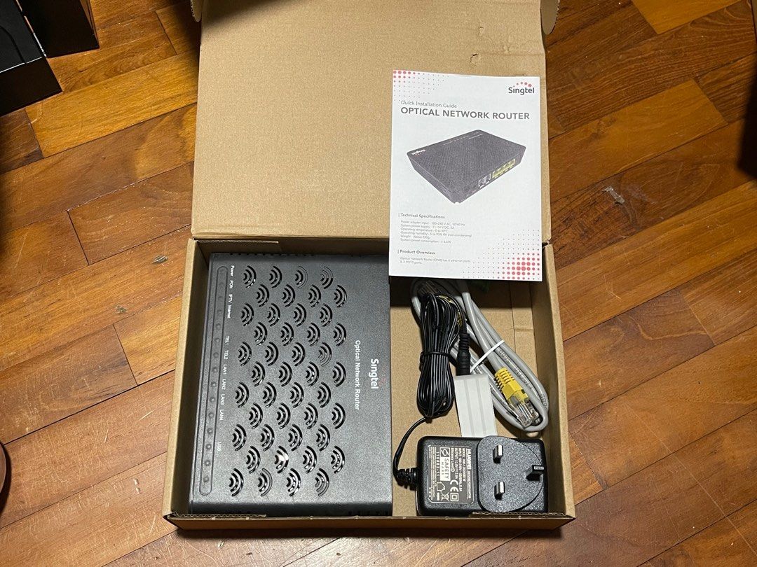 Singtel ZTE GPON ONR (Optical Network Router)63202118737922110