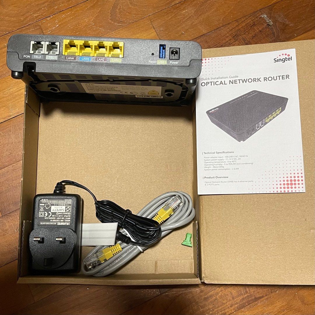 Singtel ZTE GPON ONR (Optical Network Router)63202118737922111