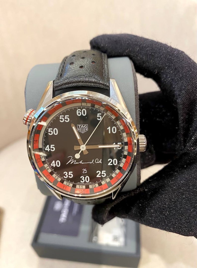 TAG HEUER MUHAMMAD ALI CARRERA LIMITED EDITION REF WAR2A11.FC6337 43 ...