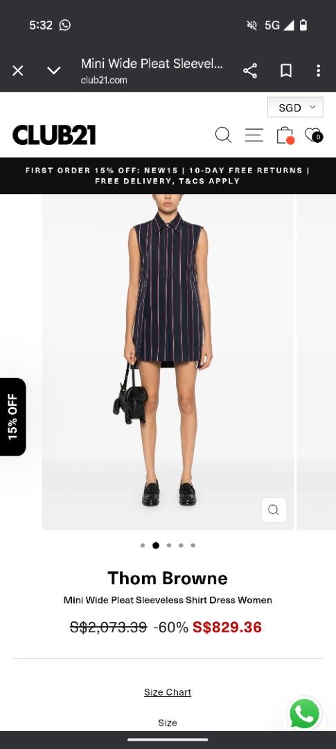 Thom Browne Shirt Dress, Luxury, Apparel on Carousell