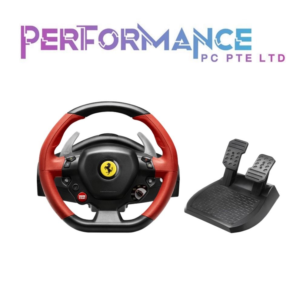 THRUSTMASTER FERRARI 458 SPIDER RACING WHEEL FOR XBOX 1 (1 YEARS WARRANTY BY BAN LEONG TECHNOLOGIES PTE LTD)62863085558785111