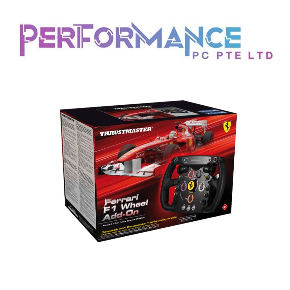 THRUSTMASTER FERRARI F1 WHEEL ADD-ON (1 YEAR WARRANTY BY BAN LEONG TECHNOLGOIES PTE LTD)62863061181569111